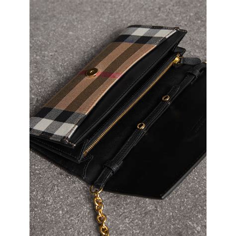 burberry house check porter leather wallet|Burberry House Check Porter Leather Wallet Handbags.